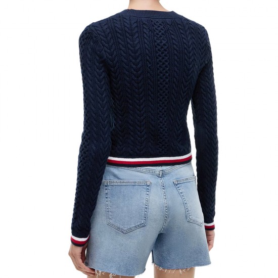 TOMMY JEANS TJW RWB TIPPING SEATER ΓΥΝΑΙΚΕΙΟ