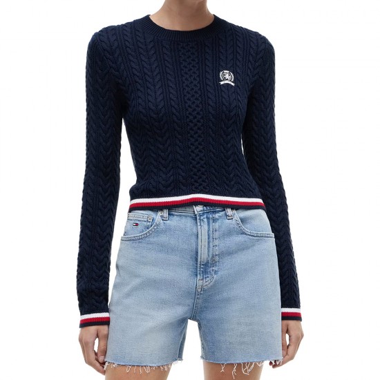 TOMMY JEANS TJW RWB TIPPING SEATER ΓΥΝΑΙΚΕΙΟ