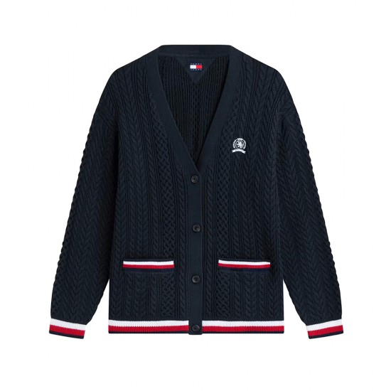 TOMMY JEANS TJW RWB TIPPING OVS CARDIGAN ΓΥΝΑΙΚΕΙΟ TOMMY JEANS TJW RWB TIPPING OVS CARDIGAN ΓΥΝΑΙΚΕΙΟ