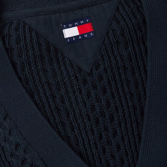 TOMMY JEANS TJW RWB TIPPING OVS CARDIGAN ΓΥΝΑΙΚΕΙΟ TOMMY JEANS TJW RWB TIPPING OVS CARDIGAN ΓΥΝΑΙΚΕΙΟ