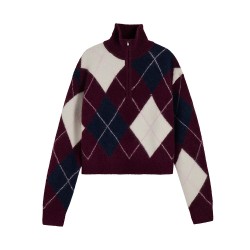 TOMMY JEANS FLUFFY QUARTER ZIP SWEATER ΓΥΝΑΙΚΑ