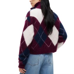 TOMMY JEANS FLUFFY QUARTER ZIP SWEATER ΓΥΝΑΙΚΑ