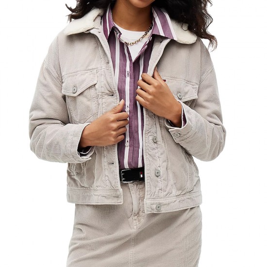 TOMMY JEANS TJW CORD TRUCKER JACKET ΓΥΝΑΙΚΕΙΟ