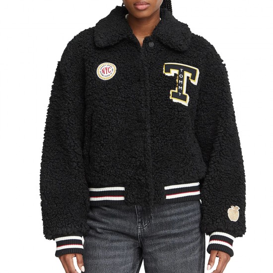 TOMMY JEANS TJX TEXTURE VVARSITY JACKET ΓΥΝΑΙΚΑ