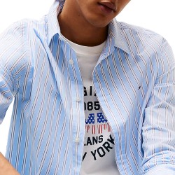 TOMMY JEANS ESSNT POPLIN REG SHIRT EXT ΑΝΔΡΙΚΟ