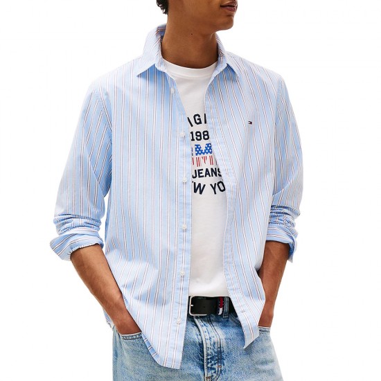 TOMMY JEANS ESSNT POPLIN REG SHIRT EXT ΑΝΔΡΙΚΟ