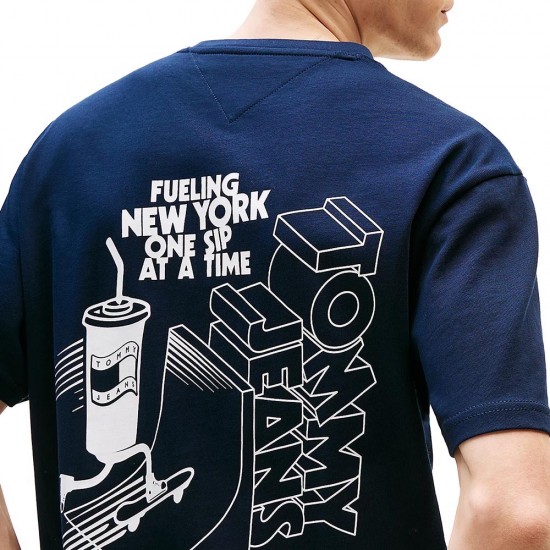 TOMMY JEANS RLX SKATER BACK GRAPHIC TEE ΑΝΔΡΙΚΟ