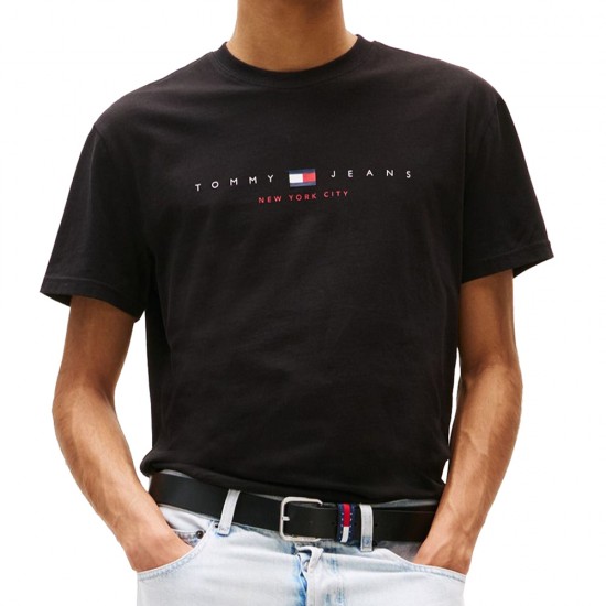 TOMMY JEANS REG FLAG LINEAR SS TEE ΑΝΔΡΙΚΟ