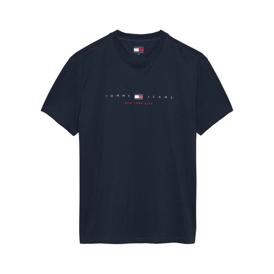 TOMMY JEANS REG FLAG LINEAR SS TEE ΑΝΔΡΙΚΟ