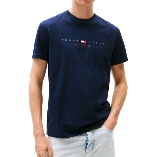 TOMMY JEANS REG FLAG LINEAR SS TEE ΑΝΔΡΙΚΟ
