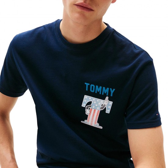 TOMMY JEANS REG USA SCRIPT SS TEE ΑΝΔΡΙΚΟ