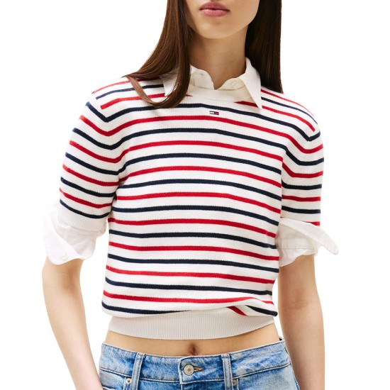 TOMMY JEANS ESSENTIAL SS SWEATER ΓΥΝΑΙΚΕΙΟ