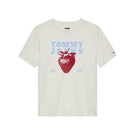 TOMMY JEANS RLX TJ STRAWBERRY TEE ΜΠΛΟΥΖΑ