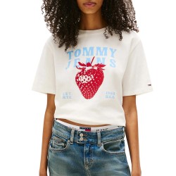 TOMMY JEANS RLX TJ STRAWBERRY TEE ΜΠΛΟΥΖΑ