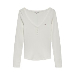 TOMMY JEANS SLIM HENLEY WAFFLE LS ΜΠΛΟΥΖΑ