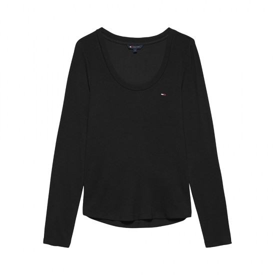 TOMMY JEANS REG SOFT RIB ESSENTIAL LS ΓΥΝΑΙΚΕΙΟ