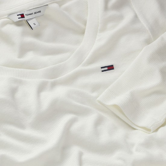 TOMMY JEANS REG SOFT RIB ESSENTIAL LS ΓΥΝΑΙΚΕΙΟ