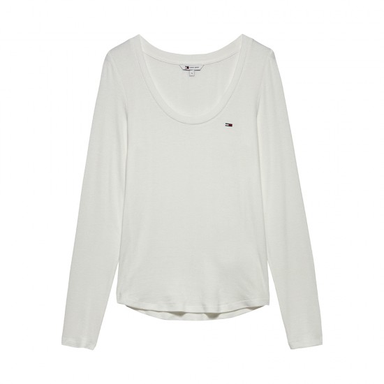 TOMMY JEANS REG SOFT RIB ESSENTIAL LS ΓΥΝΑΙΚΕΙΟ
