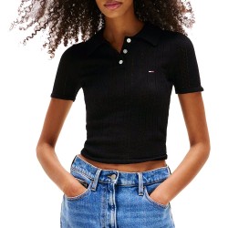 TOMMY JEANS POINTELLE POLO ΓΥΝΑΙΚΕΙΟ
