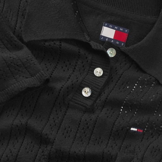 TOMMY JEANS POINTELLE POLO ΓΥΝΑΙΚΕΙΟ