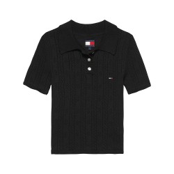 TOMMY JEANS POINTELLE POLO ΓΥΝΑΙΚΕΙΟ