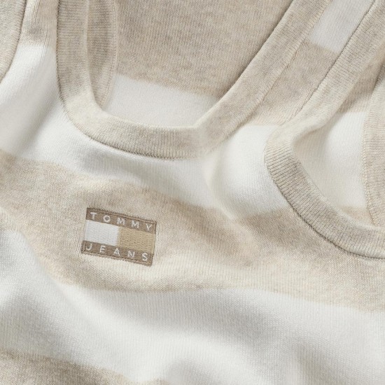 TOMMY JEANS CROP STRIPE TANK ΜΠΛΟΥΖΑ TOMMY JEANS CROP STRIPE TANK ΜΠΛΟΥΖΑ