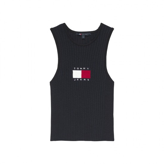 TOMMY JEANS RIB RACER TANK ΜΠΛΟΥΖΑ TOMMY JEANS RIB RACER TANK ΜΠΛΟΥΖΑ