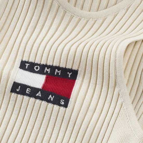TOMMY JEANS RIB RACER TANK ΜΠΛΟΥΖΑ TOMMY JEANS RIB RACER TANK ΜΠΛΟΥΖΑ