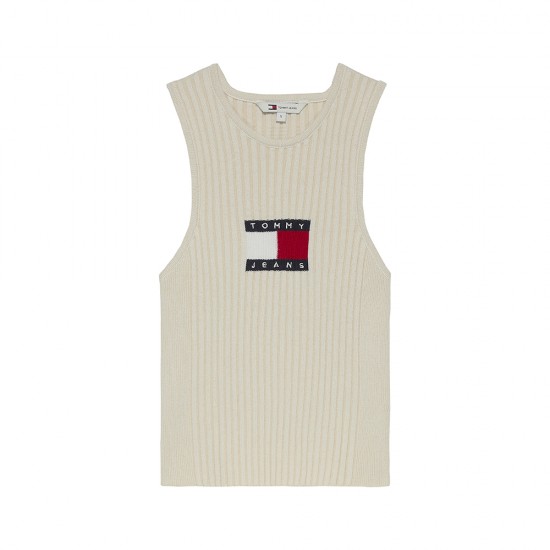 TOMMY JEANS RIB RACER TANK ΜΠΛΟΥΖΑ TOMMY JEANS RIB RACER TANK ΜΠΛΟΥΖΑ