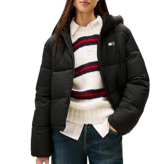 TOMMY JEANS HOODED PUFFER JACKET ΓΥΝΑΙΚΕΙΟ