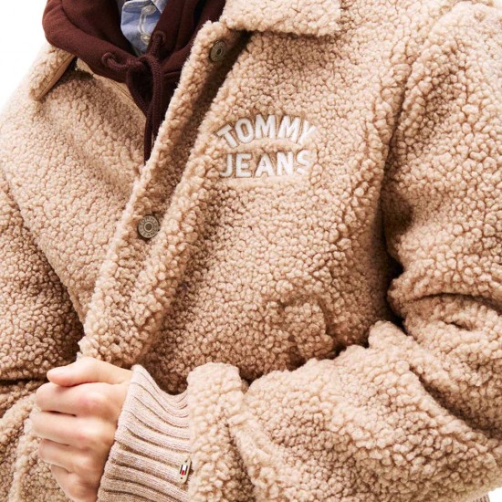 TOMMY JEANS TEDDY VARSITY BOMBER ΓΥΝΑΙΚΕΙΟ
