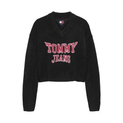 TOMMY JEANS VARSITY VNECK SWEATER ΓΥΝΑΙΚΕΙΟ