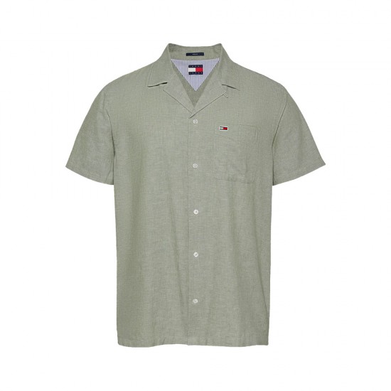 TOMMY JEANS LINEN BLEND CAMP SS EXT ΑΝΔΡΙΚΟ