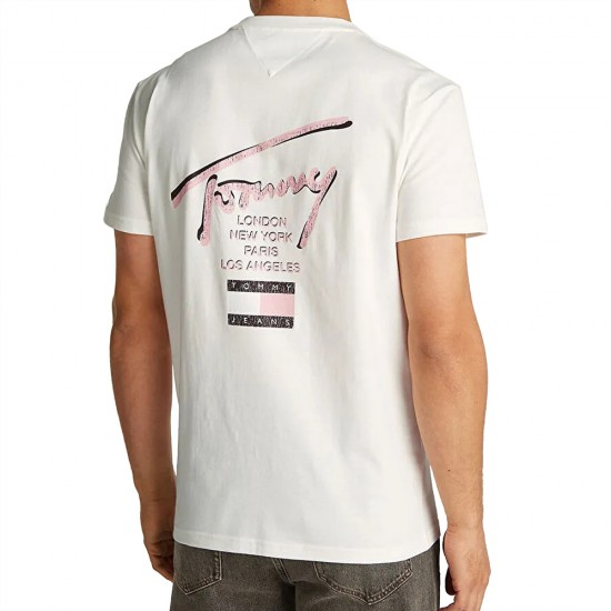 TOMMY JEANS REG TOMMY SIGN CITY TEE EXT ΑΝΔΡΙΚΟ