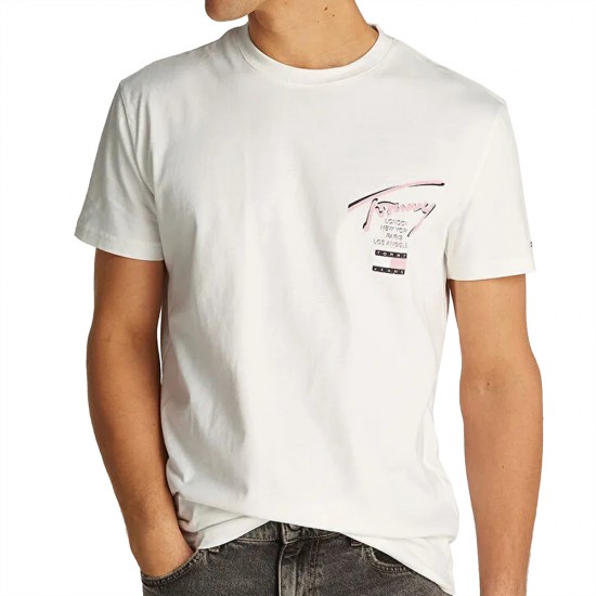 TOMMY JEANS REG TOMMY SIGN CITY TEE EXT ΑΝΔΡΙΚΟ