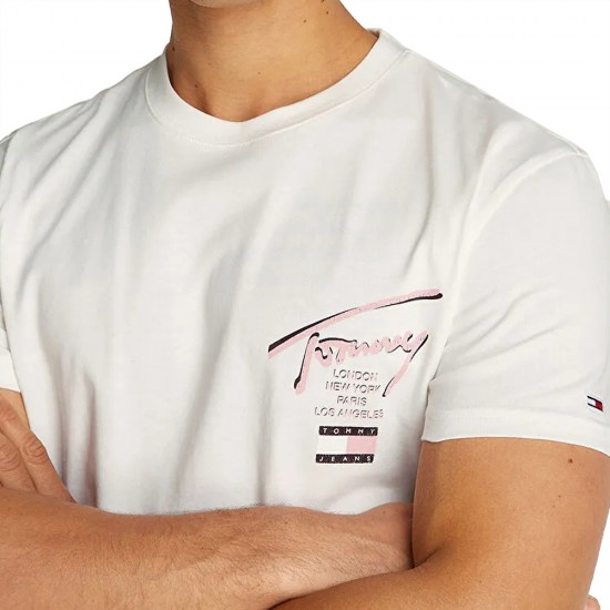 TOMMY JEANS REG TOMMY SIGN CITY TEE EXT ΑΝΔΡΙΚΟ