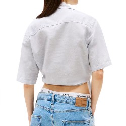 TOMMY JEANS CRP LINEN SS SHIRT ΓΥΝΑΙΚΑ