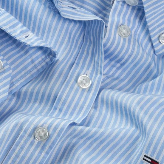 TOMMY JEANS REG PINSTRIPE POPLIN SHIRT ΓΥΝΑΙΚΑ TOMMY JEANS REG PINSTRIPE POPLIN SHIRT ΓΥΝΑΙΚΑ