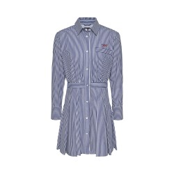 TOMMY JEANS PINSTRIPE POPLIN SHIRT DRESS ΓΥΝΑΙΚΑ